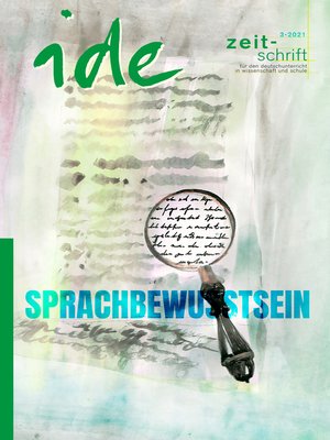 cover image of Sprachbewusstsein